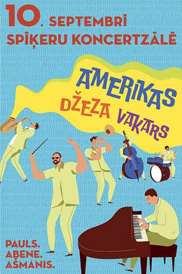 Изображение мероприятия "Amerikas džeza vakars. Pauls, Abene, Ašmanis" из результатов поиска