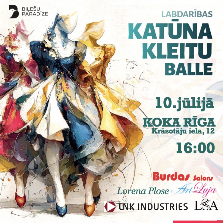 Izrādes "Katūna kleitu balle" attels
