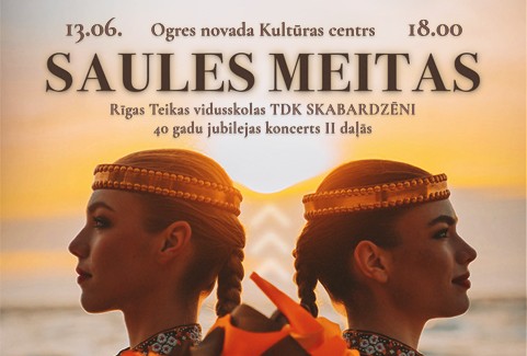 Izrādes "SAULES MEITAS | Tautas deju kolektīva SKABARDZĒNI 40. jubilejas koncerts" attels