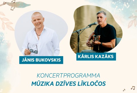 Image of the event "DIENA MĀKSLAI | Koncertprogramma "Mūzika dzīves līkločos""