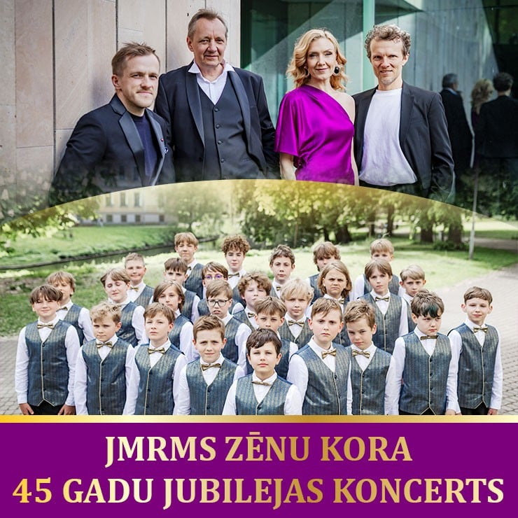 Izrādes "Jāzepa Mediņa Rīgas mūzikas skolas zēnu kora 45 gadu jubilejas koncerts "Mēs varam līdzās būt"" attels
