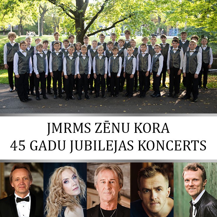 Izrādes "Jāzepa Mediņa Rīgas mūzikas skolas zēnu kora 45 gadu jubilejas koncerts "Mēs varam līdzās būt"" attels
