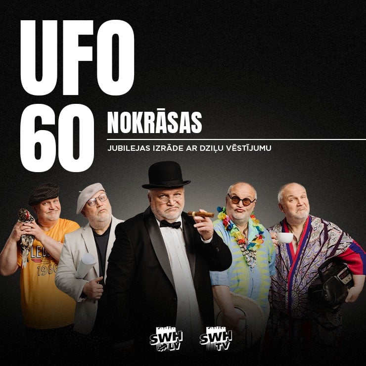 Izrādes "UFO 60 NOKRĀSAS | jubilejas izrāde ar dziļu vēstījumu" attels
