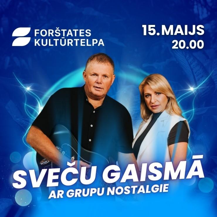 Izrādes "SVEČU GAISMĀ | Atpūtas vakars kopā ar grupu “Nostalgie”" attels