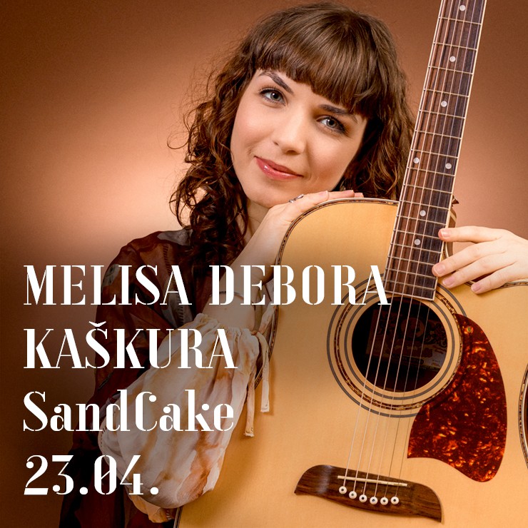 Izrādes "Melisa Debora Kaškura | SANDCAKE muzikālais vakars" attels