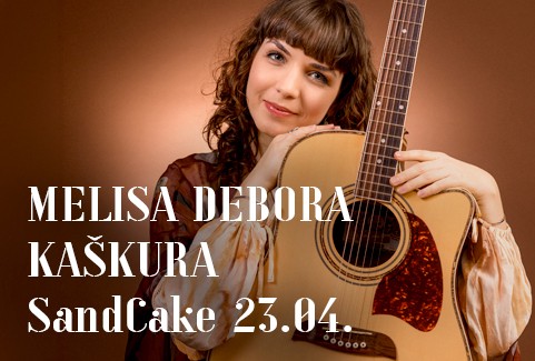 Izrādes "Melisa Debora Kaškura | SANDCAKE muzikālais vakars" attels