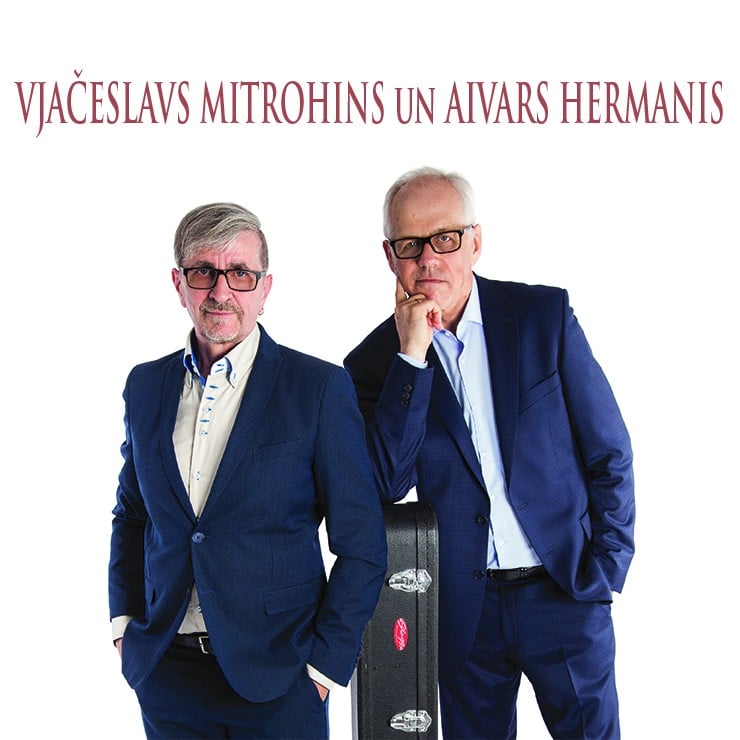 Izrādes "KONCERTS — MŪZIKA, KAS VIENO! Vjačeslavs Mitrohins un Aivars Hermanis" attels