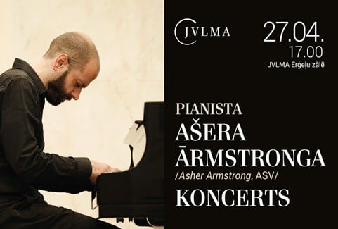 Izrādes "Pianista Ašera Armstronga /ASV/ koncerts" attels