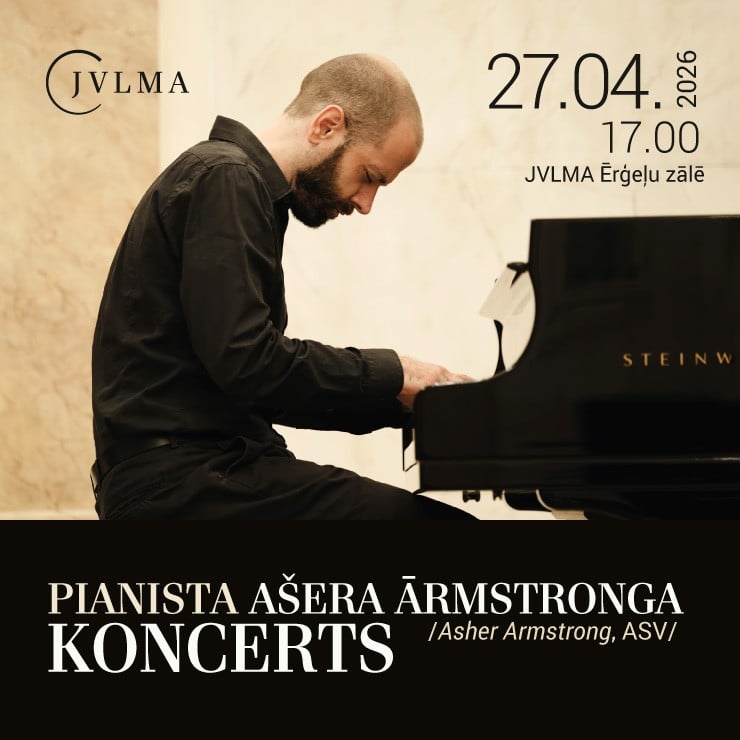 Izrādes "Pianista Ašera Armstronga /ASV/ koncerts" attels