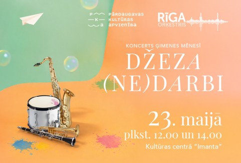Izrādes "DŽEZA (NE)DARBI. Koncerts ģimenēm ar bērniem" attels