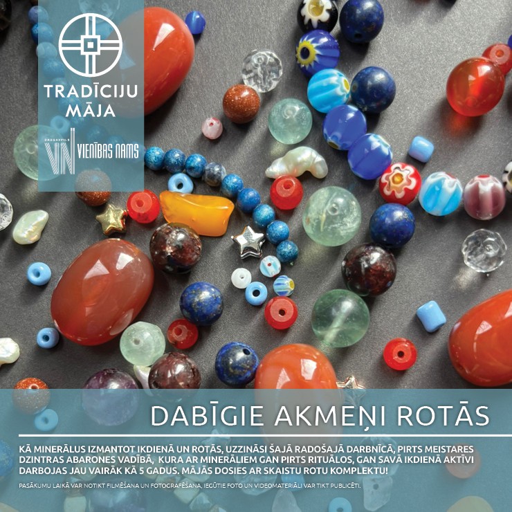 Изображение спектакля "Dabīgie akmeņi rotās | Meistarklase"