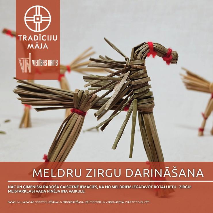 Изображение спектакля "Meldru zirgu darināšana | Meistarklase"
