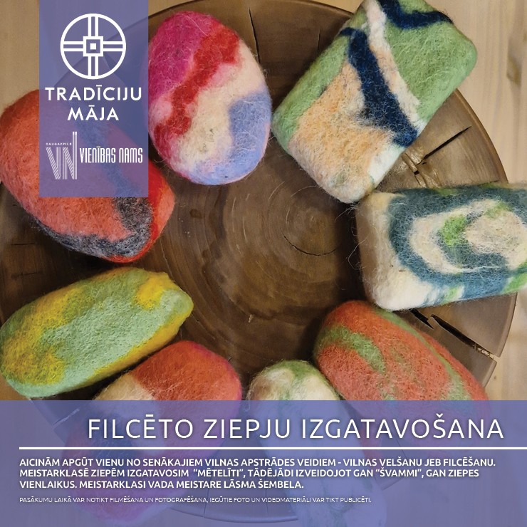 Изображение спектакля "Filcētas ziepes | Meistarklase"