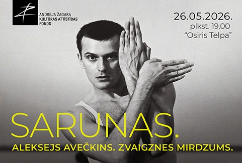 Izrādes "SARUNAS. ALEKSEJS AVEČKINS. ZVAIGZNES MIRDZUMS." attels