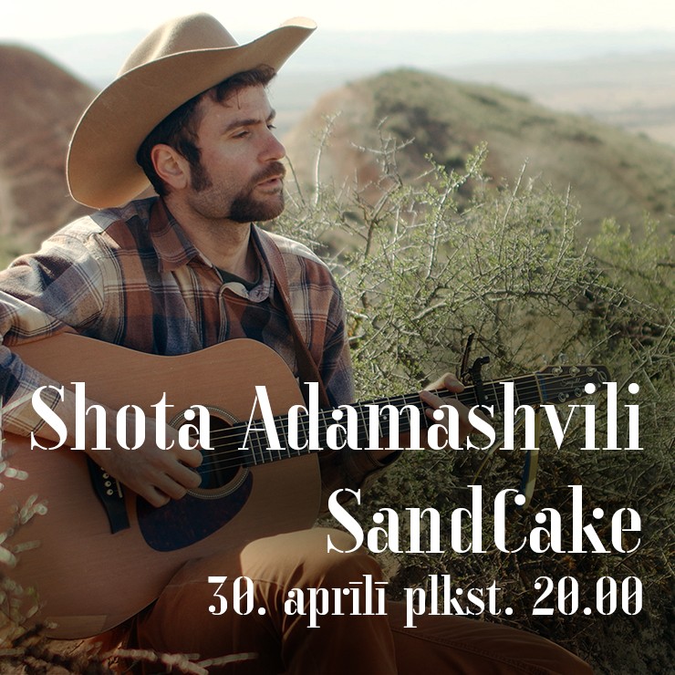 Izrādes "Shota Adamashvili | Muzikālais vakars SANDCAKE" attels