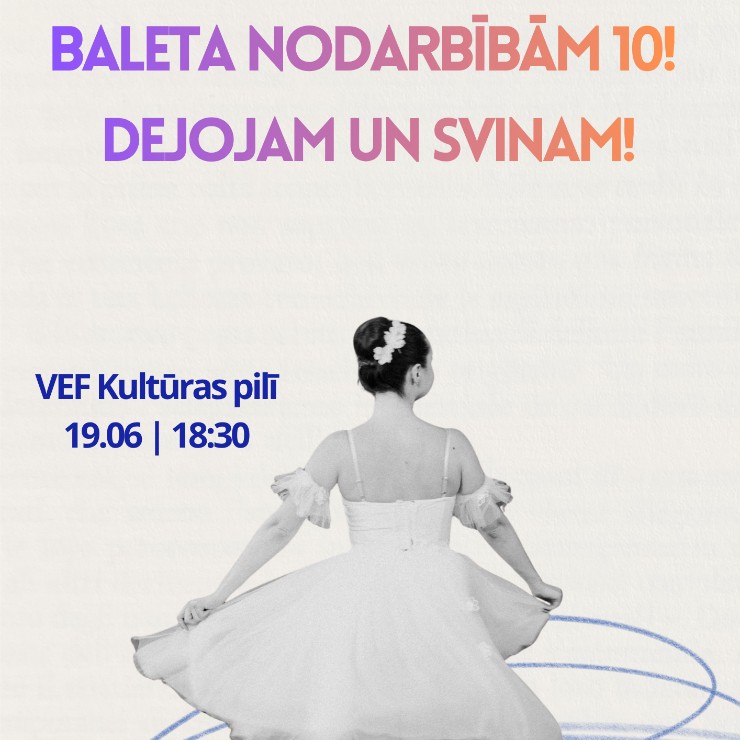 Izrādes "Baleta Nodarbībām 10! Dejojam un svinam!" attels
