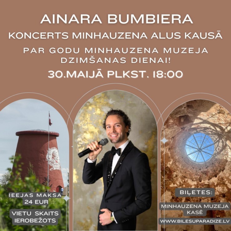 Izrādes "AINARS BUMBIERIS Minhauzena pasaulē | Muzeja dzimšanas dienas koncerts" attels