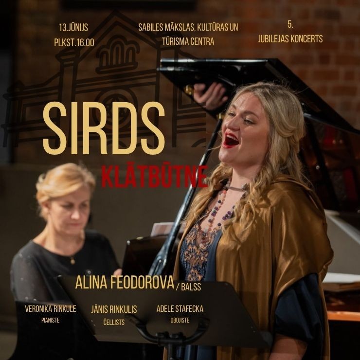 Izrādes "Sirds klātbūtne | Sabiles mākslas, kultūras un tūrisma centra piecgadei veltīts koncerts" attels
