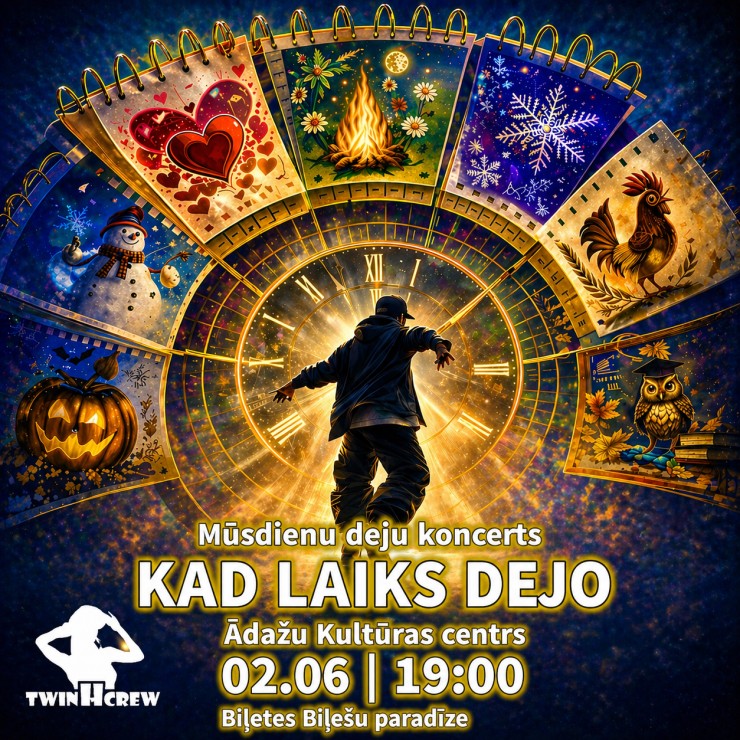 Izrādes "Mūsdienu deju koncerts “Kad laiks dejo”" attels