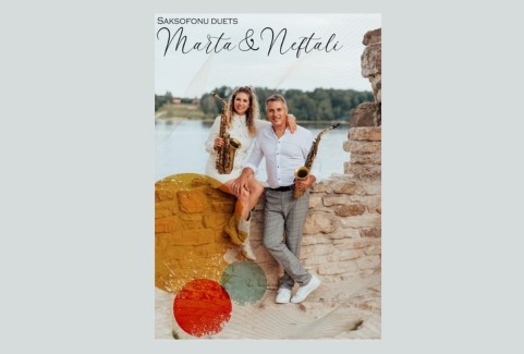Image of the event "Saksofonu dueta “MARTA & NEFTALI” koncerts"