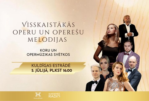 Izrādes "Koru un opermūzikas svētki Kuldīgā "Visskaistākās  operu un operešu melodijas"" attels