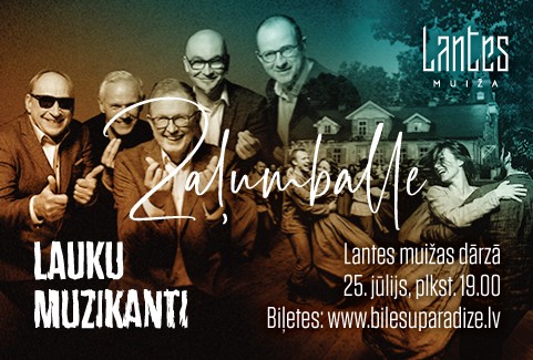 Izrādes "Vasaras zaļumballe Lantes muižā ar grupu “Lauku Muzikanti”" attels