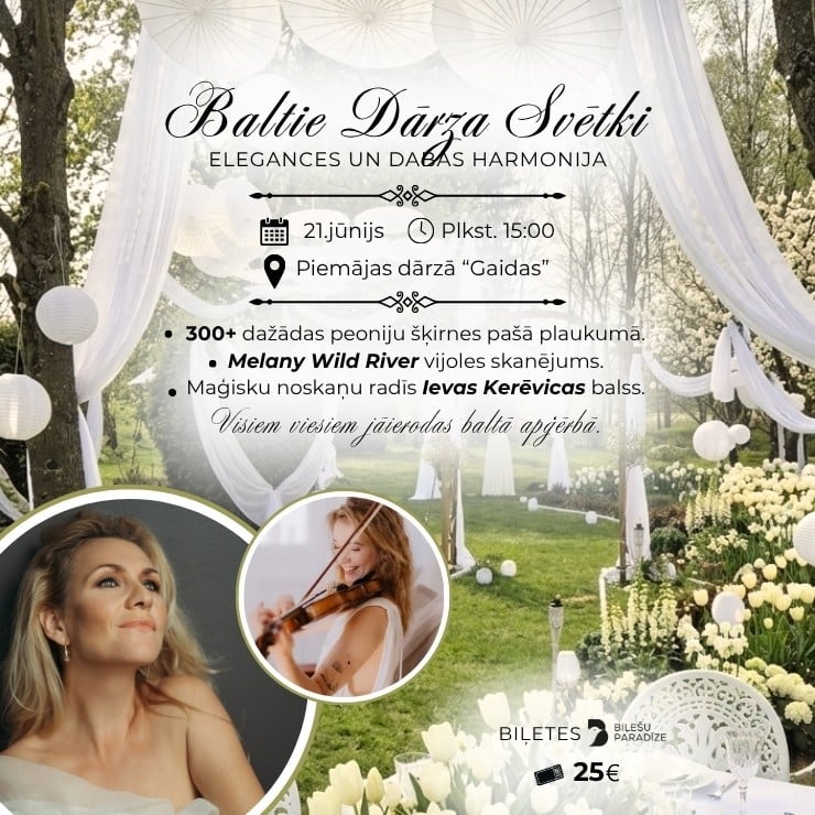 Izrādes "Baltie dārza svētki" attels