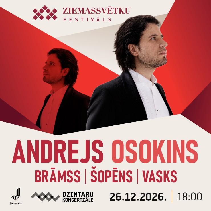Izrādes "Ziemassvētku festivāls. Andrejs Osokins. Brāmss, Šopēns, Vasks." attels