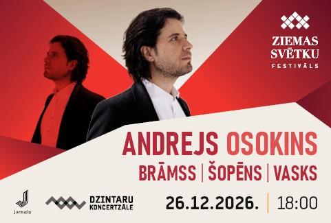 Izrādes "Ziemassvētku festivāls. Andrejs Osokins. Brāmss, Šopēns, Vasks." attels