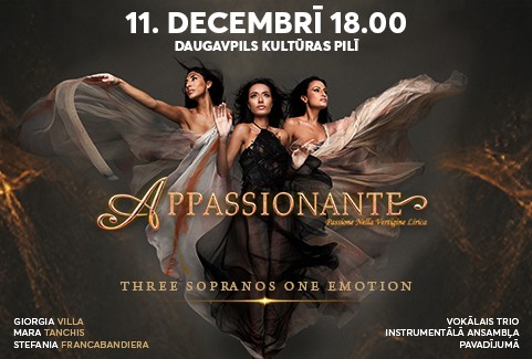 Izrādes "APPASSIONANTE" attels