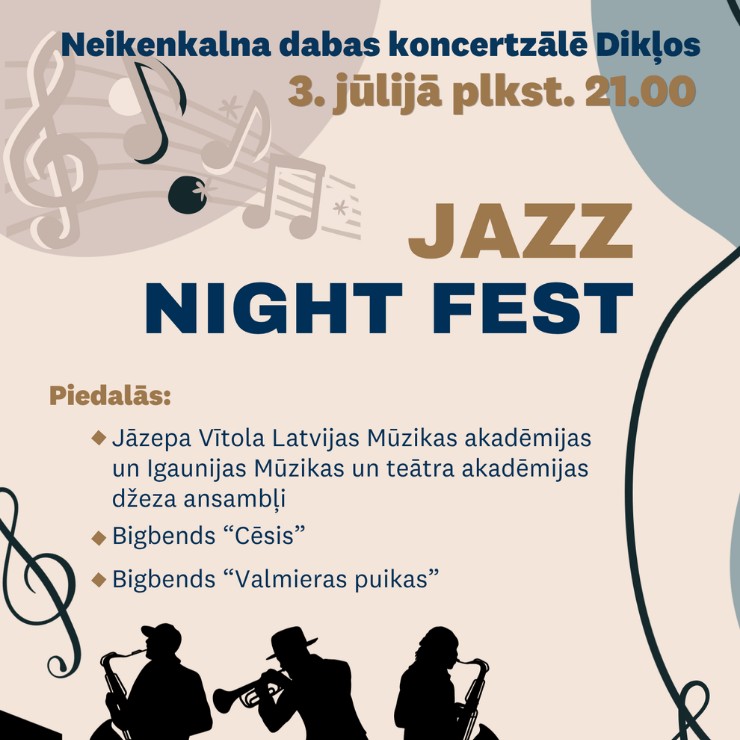 Image of the event "Jazz Night Fest Dikļos"
