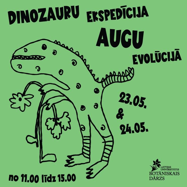 Izrādes "Dinozauru ekspedīcija augu evolūcijā" attels