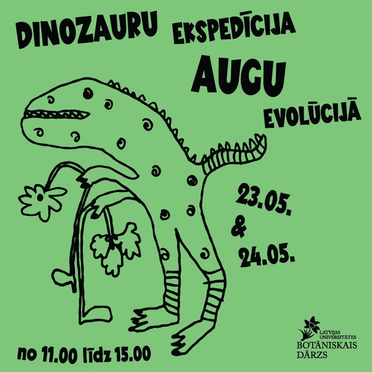 Izrādes "Dinozauru ekspedīcija augu evolūcijā" attels