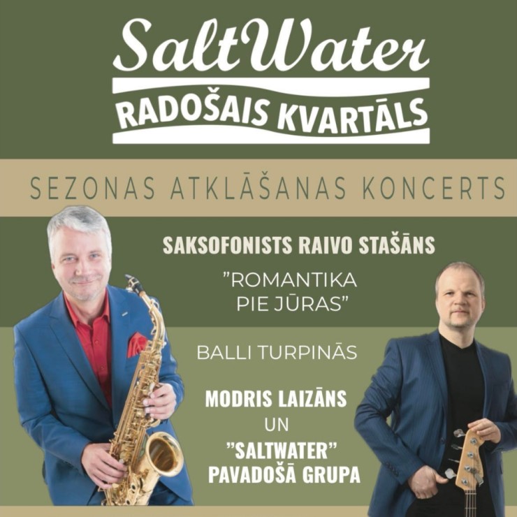 Izrādes "SEZONAS ATKLĀŠANAS KONCERTS | Raivo Stašāns | Modris Laizāns un SALTWATER pavadošā grupa" attels