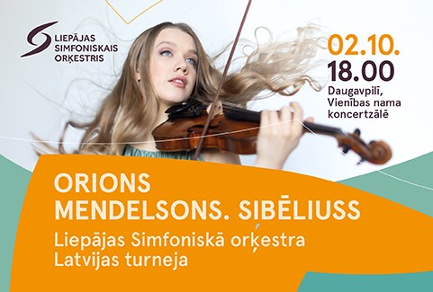 Izrādes "Liepājas Simfoniskā orķestra koncerts Daugavpilī „Orions. Mendelsons. Sibēliuss”" attels