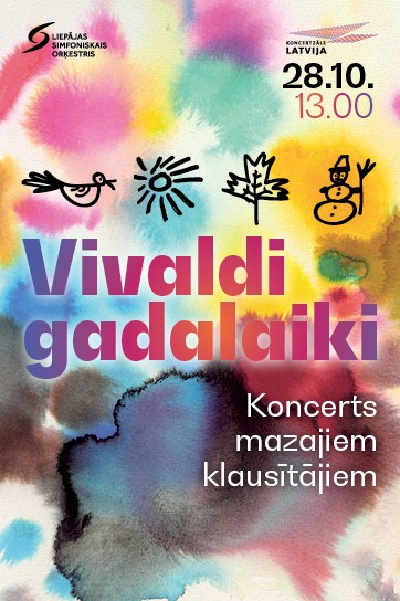Meklēšanas rezultāta izrādes "Koncerts mazajiem klausītājiem. Vivaldi gadalaiki. Liepājas Simfoniskais orķestris" attels