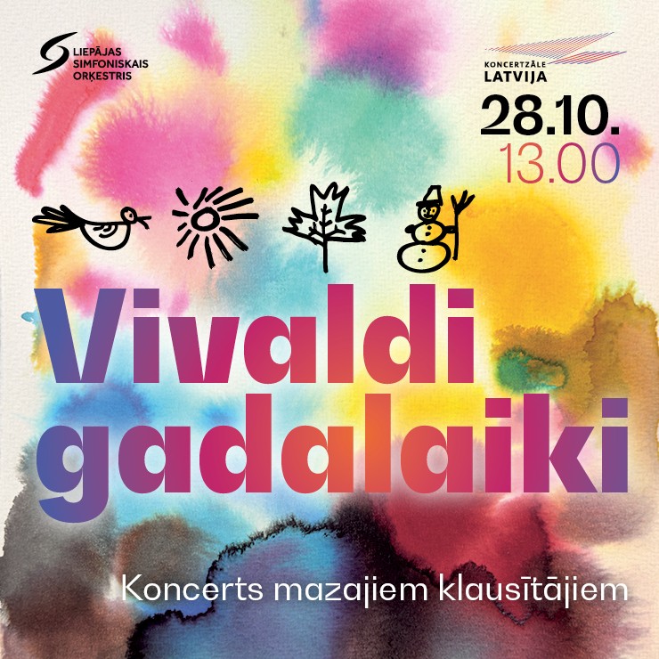 Izrādes "Koncerts mazajiem klausītājiem. Vivaldi gadalaiki. Liepājas Simfoniskais orķestris" attels