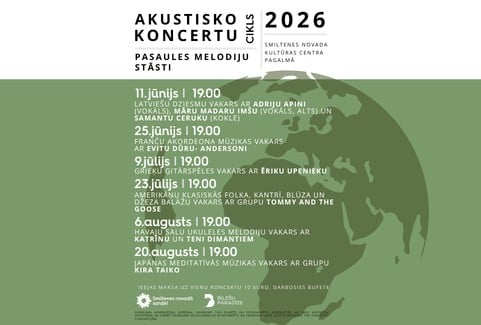 Izrādes "Akustisko koncertu cikls ''Pasaules melodiju stāsti''" attels