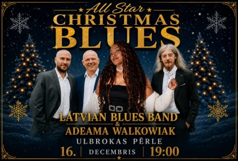 Izrādes "Latvian Blues Band & Adeama Walkowiak “All star Christmas Blues”" attels