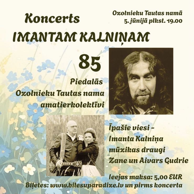 Izrādes "Koncerts “Imantam Kalniņam 85”" attels