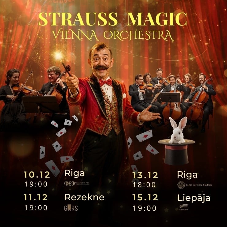 Izrādes "Strauss Magic Vienna Orchestra" attels