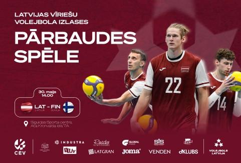 Izrādes "Latvijas vīriešu volejbola izlases pārbaudes spēle | Latvija vs Somija" attels