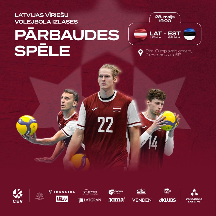 Izrādes "Latvijas vīriešu volejbola izlases pārbaudes spēle | Latvija vs Igaunija" attels
