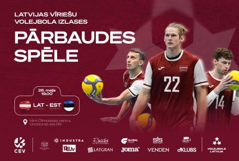 Izrādes "Latvijas vīriešu volejbola izlases pārbaudes spēle | Latvija vs Igaunija" attels