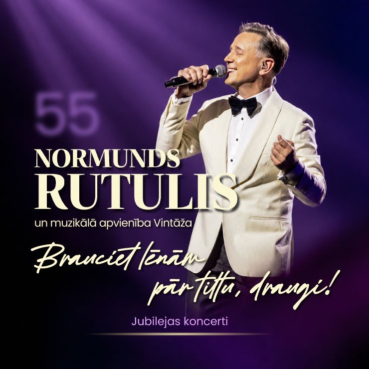 Izrādes "Normunda Rutuļa 55 gadu jubilejas koncerts" attels