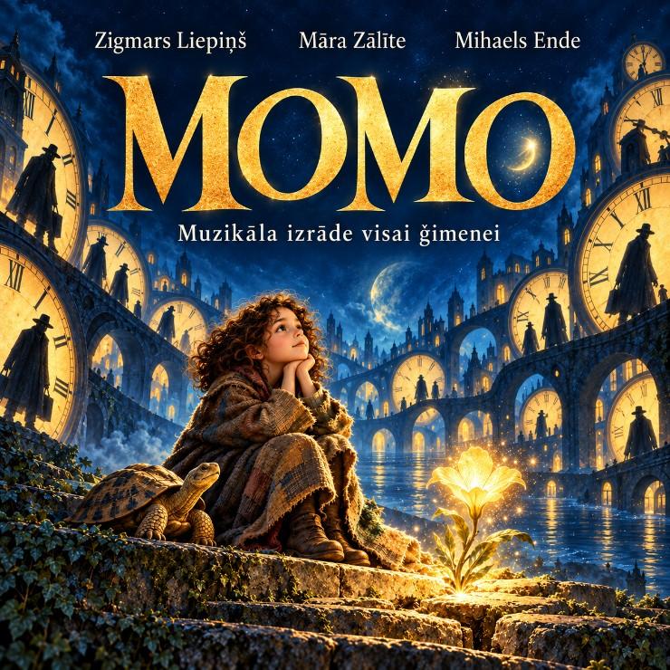 Izrādes "MOMO - muzikālā izrāde bērniem" attels