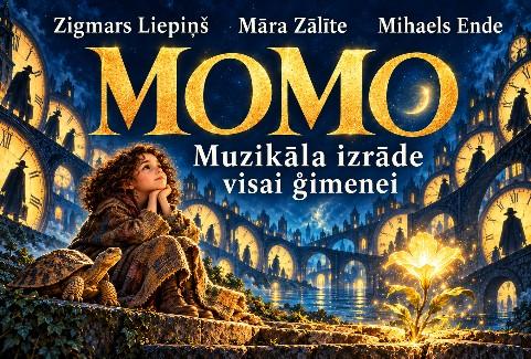 Izrādes "MOMO - muzikālā izrāde bērniem" attels