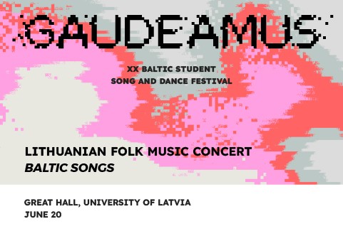 Изображение спектакля "GAUDEAMUS | LIETUVIEŠU TAUTAS MŪZIKAS KONCERTS “BALTIJAS DZIESMAS”"