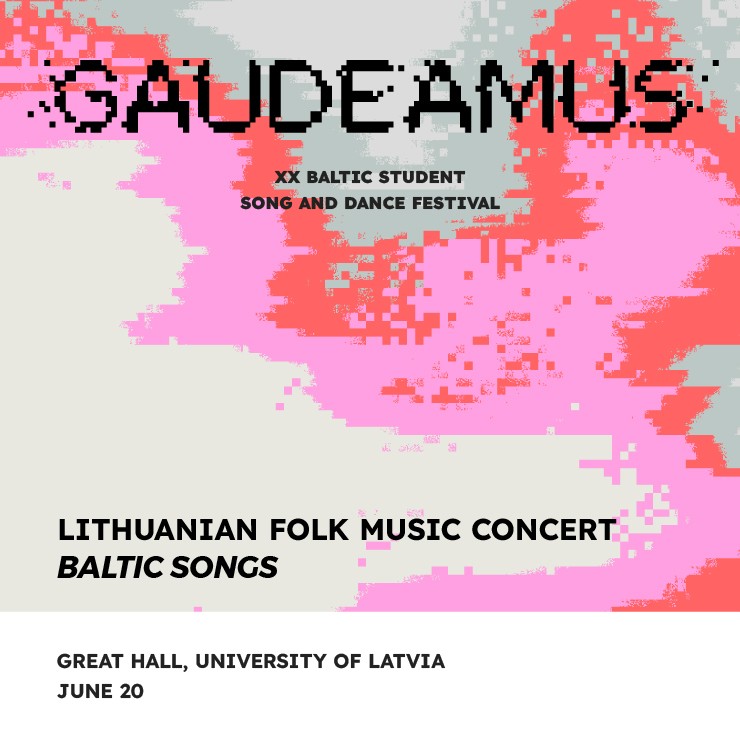 Изображение спектакля "GAUDEAMUS | LIETUVIEŠU TAUTAS MŪZIKAS KONCERTS “BALTIJAS DZIESMAS”"