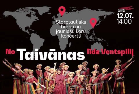Izrādes "No Taivānas līdz Ventspilij. Starptautisks bērnu un jauniešu koru koncerts" attels
